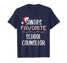 Load image into Gallery viewer, Santas Favorite School Counselor Pajamas Christmas Xmas T-Shirt