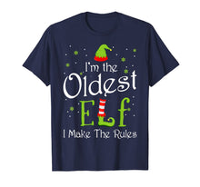Load image into Gallery viewer, I'm The Oldest Elf Christmas Gift Idea Xmas Family T-Shirt