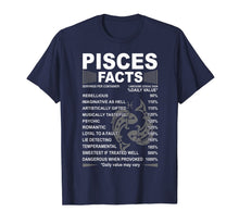 Load image into Gallery viewer, Funny Pisces Tee - Pisces Facts Awesome Zodiac Sign T-Shirt-490669