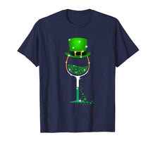 Load image into Gallery viewer, Happy St Patrick's Day Shamrock Wine Glass Costume Men Women T-Shirt-830083