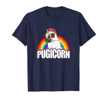 Load image into Gallery viewer, Pugicorn Pug Unicorn Gift For Dog Lovers T-Shirt