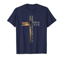 Load image into Gallery viewer, John 3:16 Christian Cross Bible T-Shirt-172030