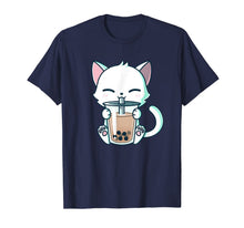 Load image into Gallery viewer, Boba Cat Drinking Boba Kitten Kawaii Japanese Kitty T-Shirt T-Shirt-851931