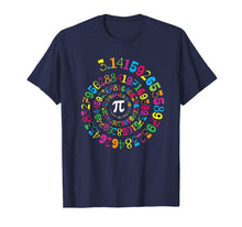 Load image into Gallery viewer, Pi Spiral Novelty Math Geek 3.14 Pi Day T-Shirt-323842