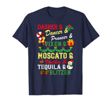 Load image into Gallery viewer, Reindeer Alcohol Names Christmas Party T-Shirt-2012122