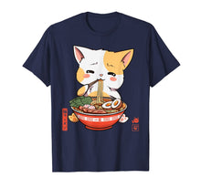 Load image into Gallery viewer, Kawaii Neko Ramen Cute Ramen Cat Japanese Noodle Funny Anime T-Shirt-261099