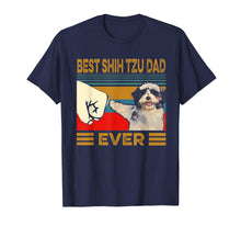 Load image into Gallery viewer, Best Shih Tzu Dad Ever Retro Vintage T-Shirt-597950