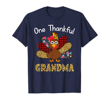 Load image into Gallery viewer, One Thankful Grandma turkey Thanksgiving matching family T-Shirt