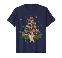 Load image into Gallery viewer, Sloth Christmas Tree Lights Funny Sloth Xmas Gift T-Shirt
