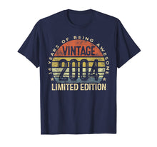 Load image into Gallery viewer, 16 Year Old Gifts Vintage 2004 Limited Edition 16th Birthday T-Shirt-85738