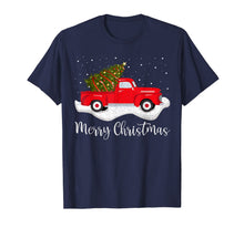 Load image into Gallery viewer, Vintage Wagon Christmas Shirt Tree on Car Xmas red Truck T-Shirt