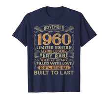 Load image into Gallery viewer, Vintage 59 Years Old November 1960 59th Birthday Gift Ideas T-Shirt