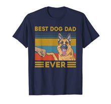 Load image into Gallery viewer, Best Dog Dad Ever German Shepherd Retro Vintage T-Shirt-585502