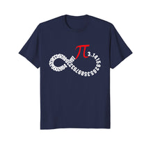 Load image into Gallery viewer, Pi Number 3.141 Infinity Funny Geek Gift T Shirt