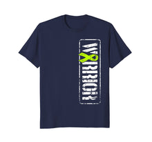 Load image into Gallery viewer, Lymphoma Awareness T Shirt - Lime Green Cancer Ribbon