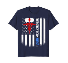 Load image into Gallery viewer, emergency room Nurse Shirt US Flag