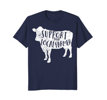 Load image into Gallery viewer, Support Your Local Farmer Shirt Distressed Cow