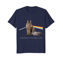 Load image into Gallery viewer, Dark Side Of The Maine Coon Cat Lover T-shirt