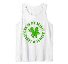 Load image into Gallery viewer, Leprecorn Is My Spirit Animal Funny St Patricks Day Funny Tank Top