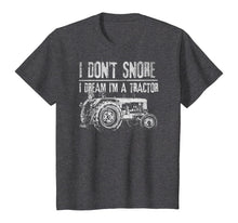 Load image into Gallery viewer, Vintage Funny graphic I don't snore I dream tractor t-shirt