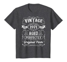 Load image into Gallery viewer, Vintage 1971 48th Birthday T-Shirt 48 Years Old Gift Shirt