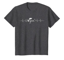 Load image into Gallery viewer, Vegan Heartbeat T-Shirt for veggie lovers