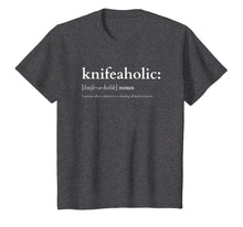Load image into Gallery viewer, Collector Knife TShirt Funny Knifeaholic Gift