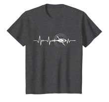 Load image into Gallery viewer, Funny Helicopter Pilot Heartbeat Shirt