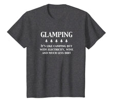Load image into Gallery viewer, Funny Glamping Definition Camping T-Shirt