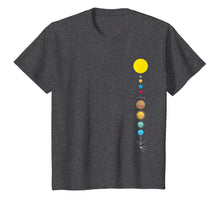 Load image into Gallery viewer, Minimalist Solar System - Astronomy Science T-Shirt