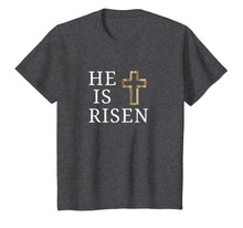Load image into Gallery viewer, He is Risen T-Shirt Jesus Christ Religious Easter Shirts