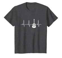 Load image into Gallery viewer, Acoustic Guitar Heartbeat Shirt - Guitar Musician T-Shirt