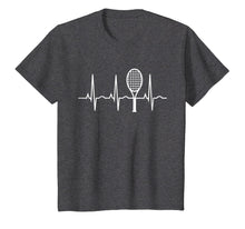 Load image into Gallery viewer, Tennis Heartbeat Shirt Best Tennis Gift Tee for Players Fans
