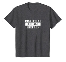 Load image into Gallery viewer, Discipline Equals Freedom US Navy Seal Motivational T Shirt