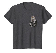 Load image into Gallery viewer, Chartreux Cat In Your Pocket T Shirt Gift for Women Men