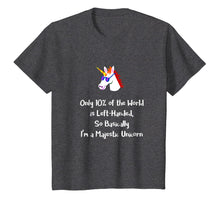 Load image into Gallery viewer, Only 10% of the World is Left-Handed Shirt, Southpaw Unicorn
