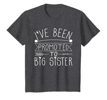 Load image into Gallery viewer, Promoted to Big Sister Tshirt for Toddler, Teen Girls Gifts