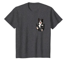 Load image into Gallery viewer, Dog in Your Pocket Border Collie t shirt tee shirt