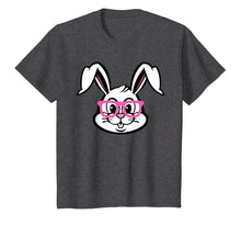 Load image into Gallery viewer, Cute Bunny Rabbit Pink Glasses Funny Hipster Easter Tshirt