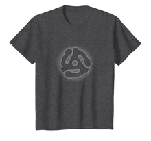 Load image into Gallery viewer, 45 RPM Vinyl Record Adaptor T-shirt