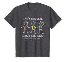 Load image into Gallery viewer, Funny Grammar Humor T-Shirt Let's Eat Kids Punctuation Joke
