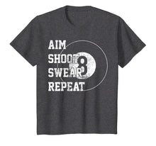 Load image into Gallery viewer, Billard T-Shirt Billiards 8 Eight Ball Tshirt Tee Retro Gift