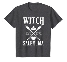 Load image into Gallery viewer, Funny Halloween Witch Salem Tshirt Broom Cauldrom Witch Hat