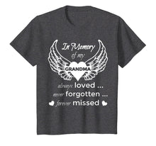 Load image into Gallery viewer, In Memory of My Grandma Guardian Angel Wings T Shirt