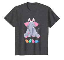Load image into Gallery viewer, Funny Easter Elephant With Bunny Ears And Eggs T Shirt