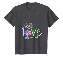 Load image into Gallery viewer, Hippie Daisy Flower Bird Love One Another T-Shirt