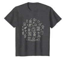 Load image into Gallery viewer, Barista Coffee Tools T Shirt Cool Gift For Barista