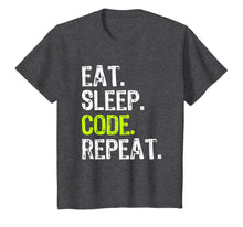 Load image into Gallery viewer, Eat Sleep Code Repeat Coding Gift T-Shirt