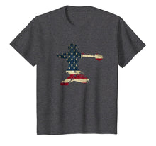 Load image into Gallery viewer, Baseball Catchers Gear T-Shirt USA American Flag Baseballin