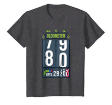 Load image into Gallery viewer, Oldometer 80 T-Shirt 80th Birthday Gift Men Women Shirt